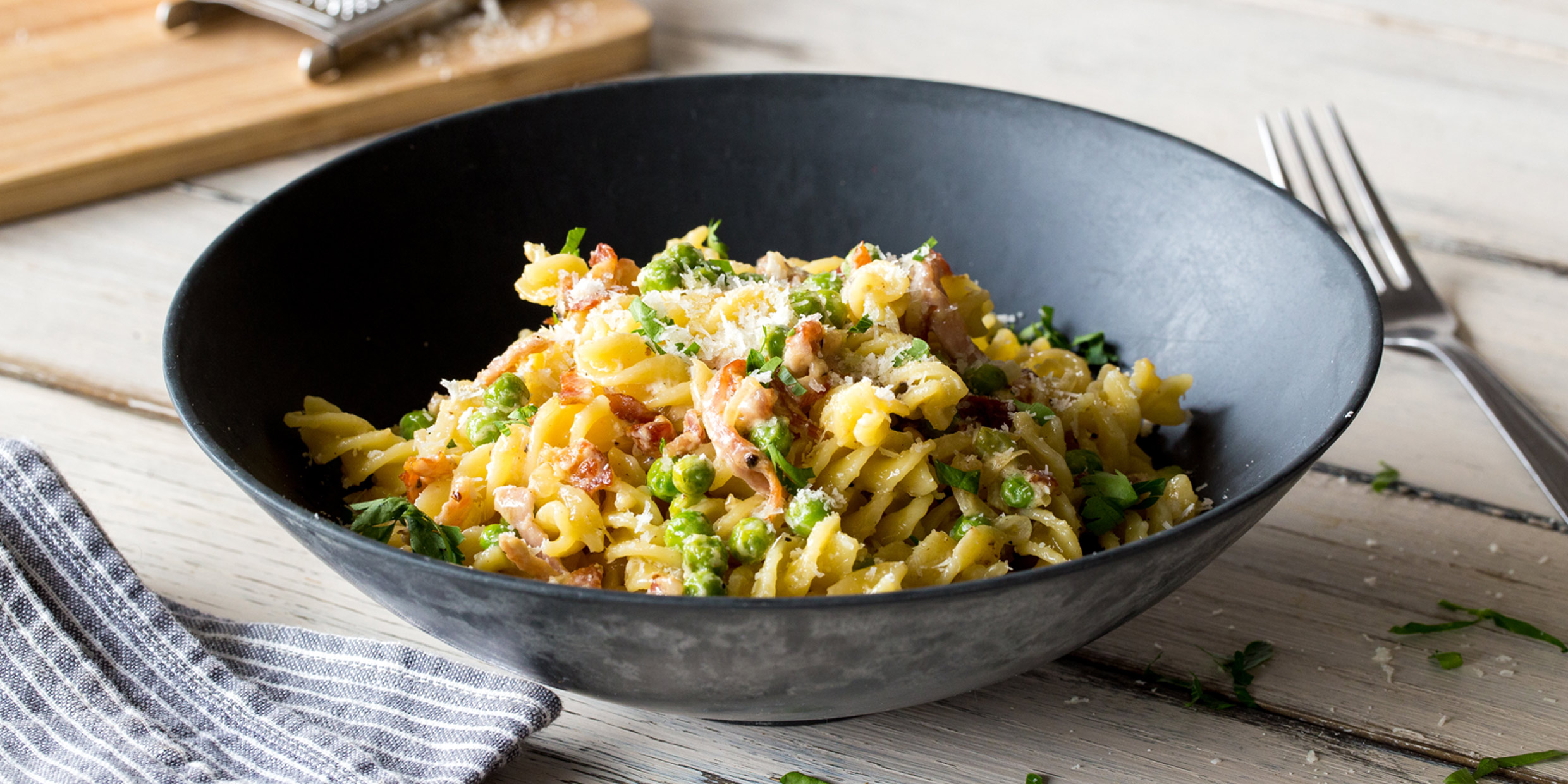 Spooky Super Quick Creamy Pasta