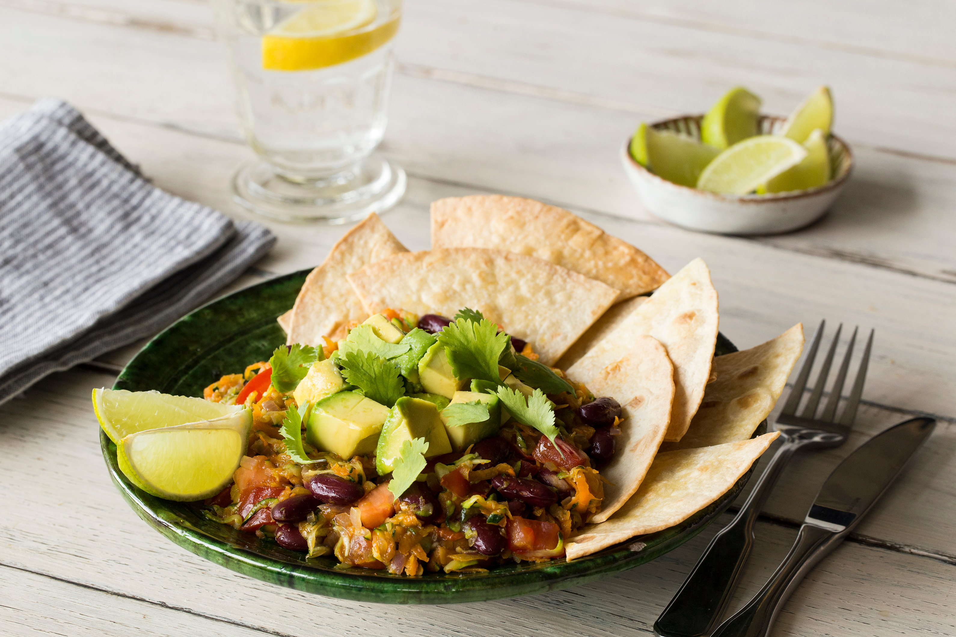 Aztec Vegetarian Tortilla Bowl