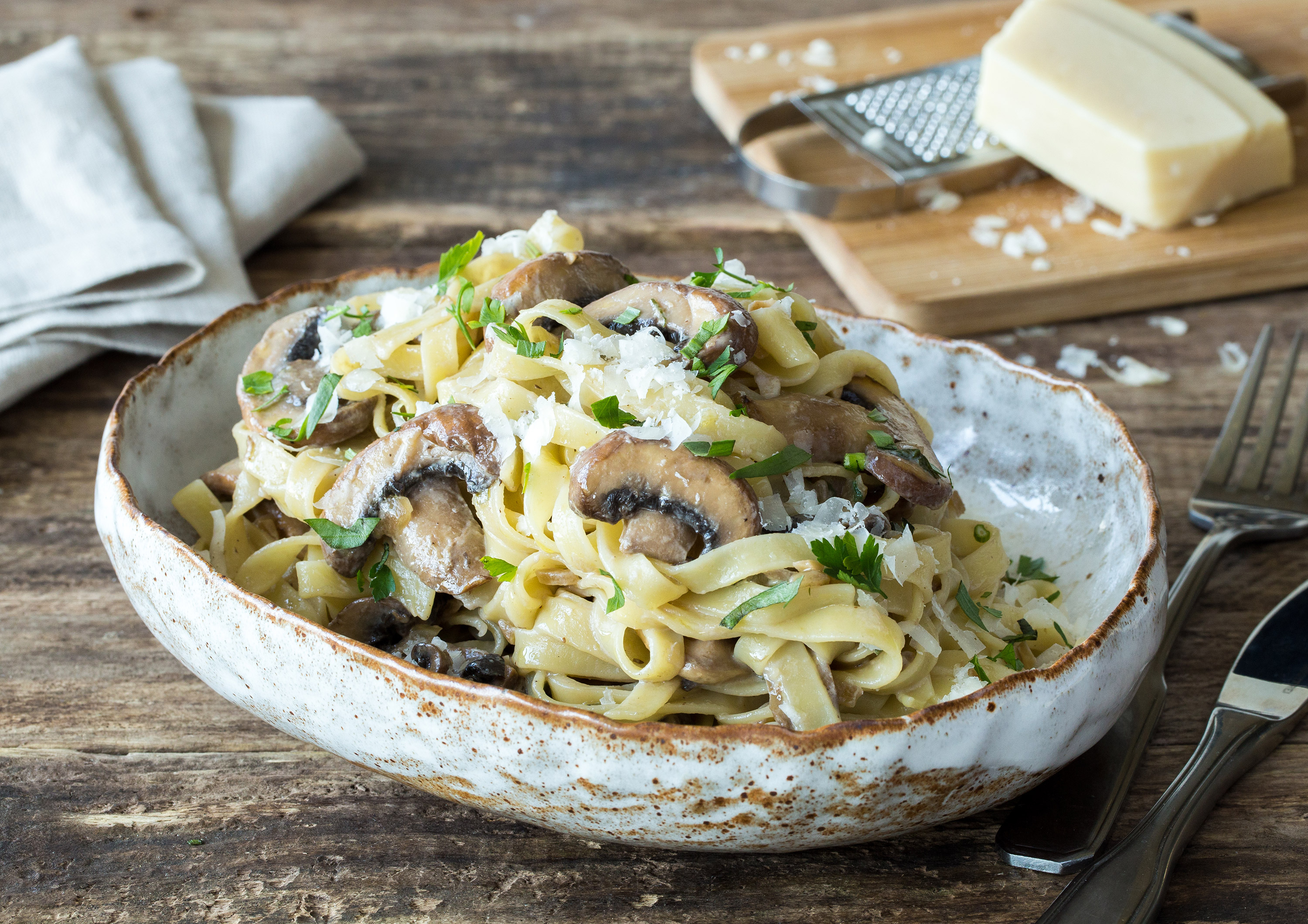 Schnell und lecker: Tagliatelle