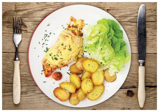 Mit Gouda, Bacon und Tomaten Gefüllte Putenbrust