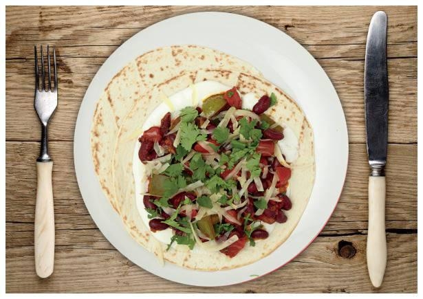 Mexikanische Gemüsewraps