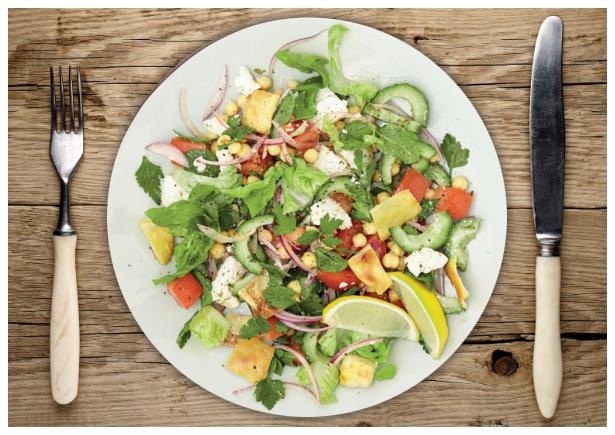 Erfrischender Griechischer Salat