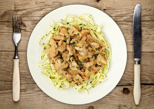 Würziges Beef Stroganoff