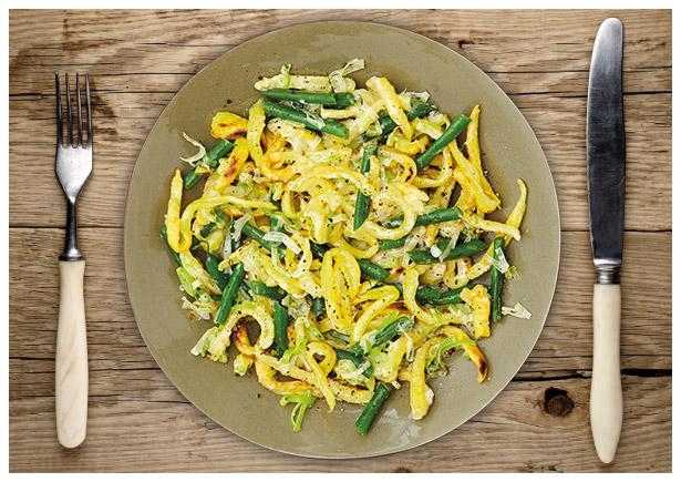 Kross gebratene Käsespätzle