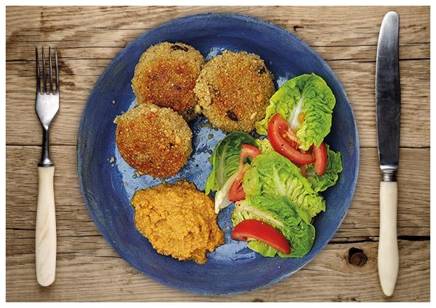 Krosse Quinoa-Rosinen-Pinienkerne- Plätzchen