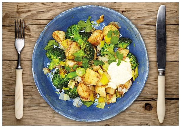 Indisch gewürzte Kartoffelpfanne „Aloo“