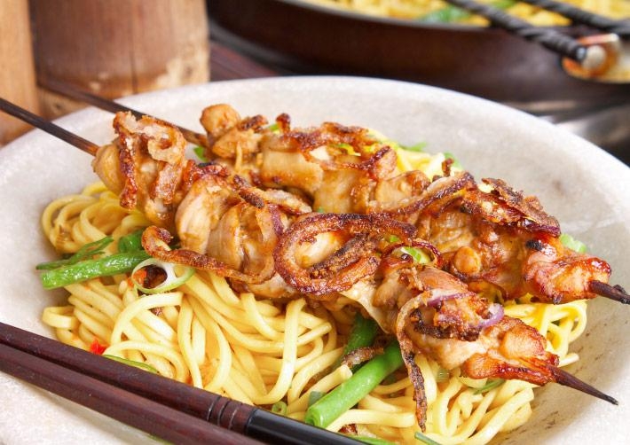 Japanische „Yakitroi“ Hähnchenspieße „süß-sauer“