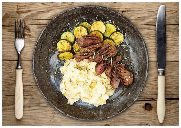 Unser Osterschmaus: Zarte Lammsteaks in feiner Rosmarin-Senf-Marinade