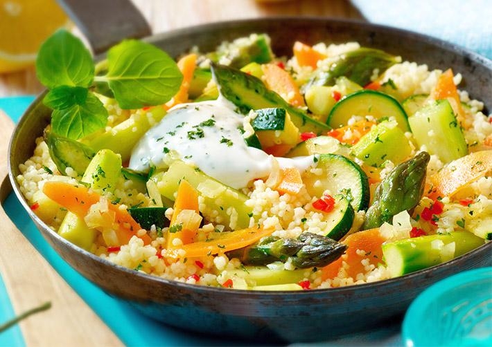 Zitronen-Couscous mit Gemüse