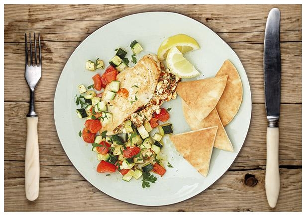 Gefüllte Hähnchenbrust –„Zypros“