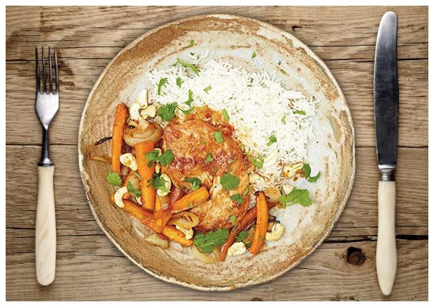 Putenbrust mit pikanter Glasur