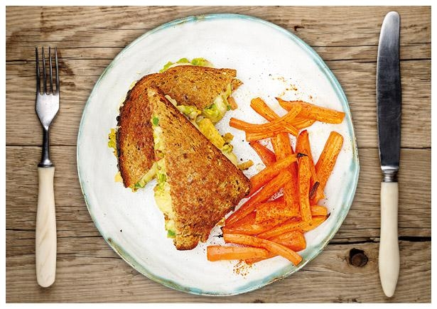 Knusper „Grilled Cheese“ Sandwich