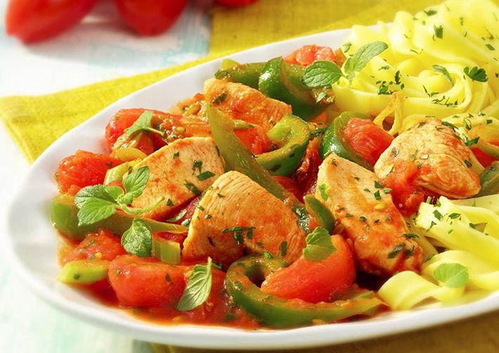 Hähnchen-Tomaten-Ragout