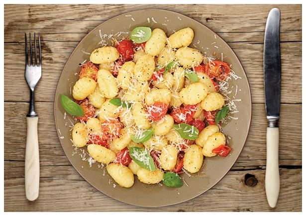 Gnocchi in Kirschtomaten-Basilikum-Butter