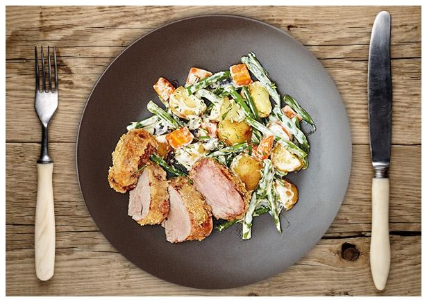 Delikates Schweinefilet mit Senfkruste