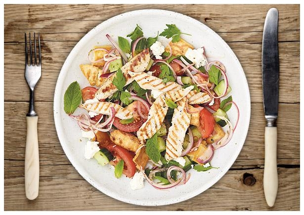 Erfrischender Griechischer Salat