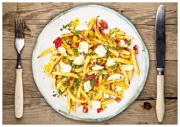 Feine Schupfnudel-Feta-Pfanne