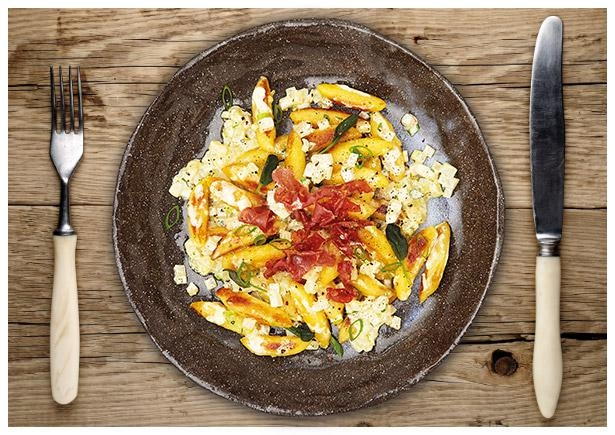 Feine Schupfnudeln in delikater Kohlrabi-Soße