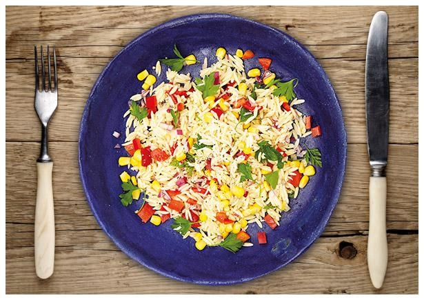 Kunter Bunter Orzo-Salat 