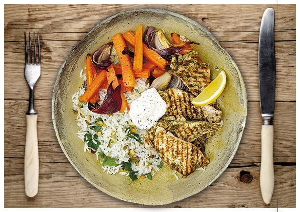 Za‘atar-gegrillte Hähnchenbrust