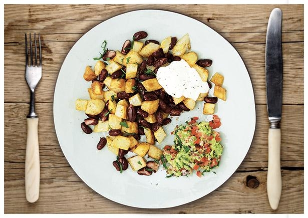 Pikante Kartoffelpfanne „Mexicana“