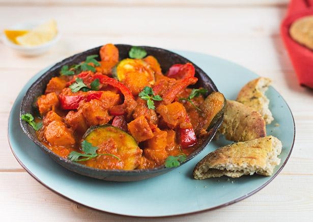 Indischer „Tikka Masala“ Gemüse Curry 