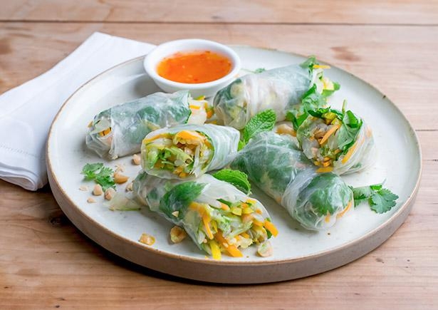 Sommer im Herbst: Vietnamesische Reispapierrollen