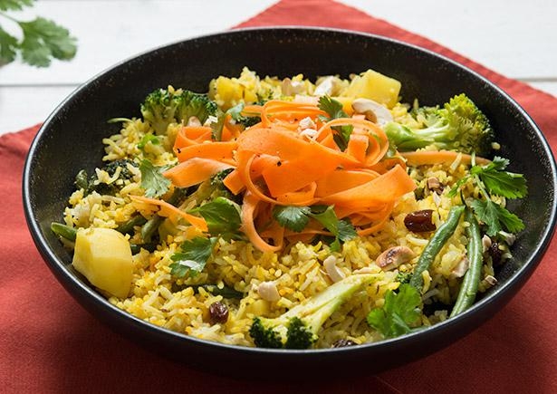Pikante Indische Reispfanne „Biriyani“