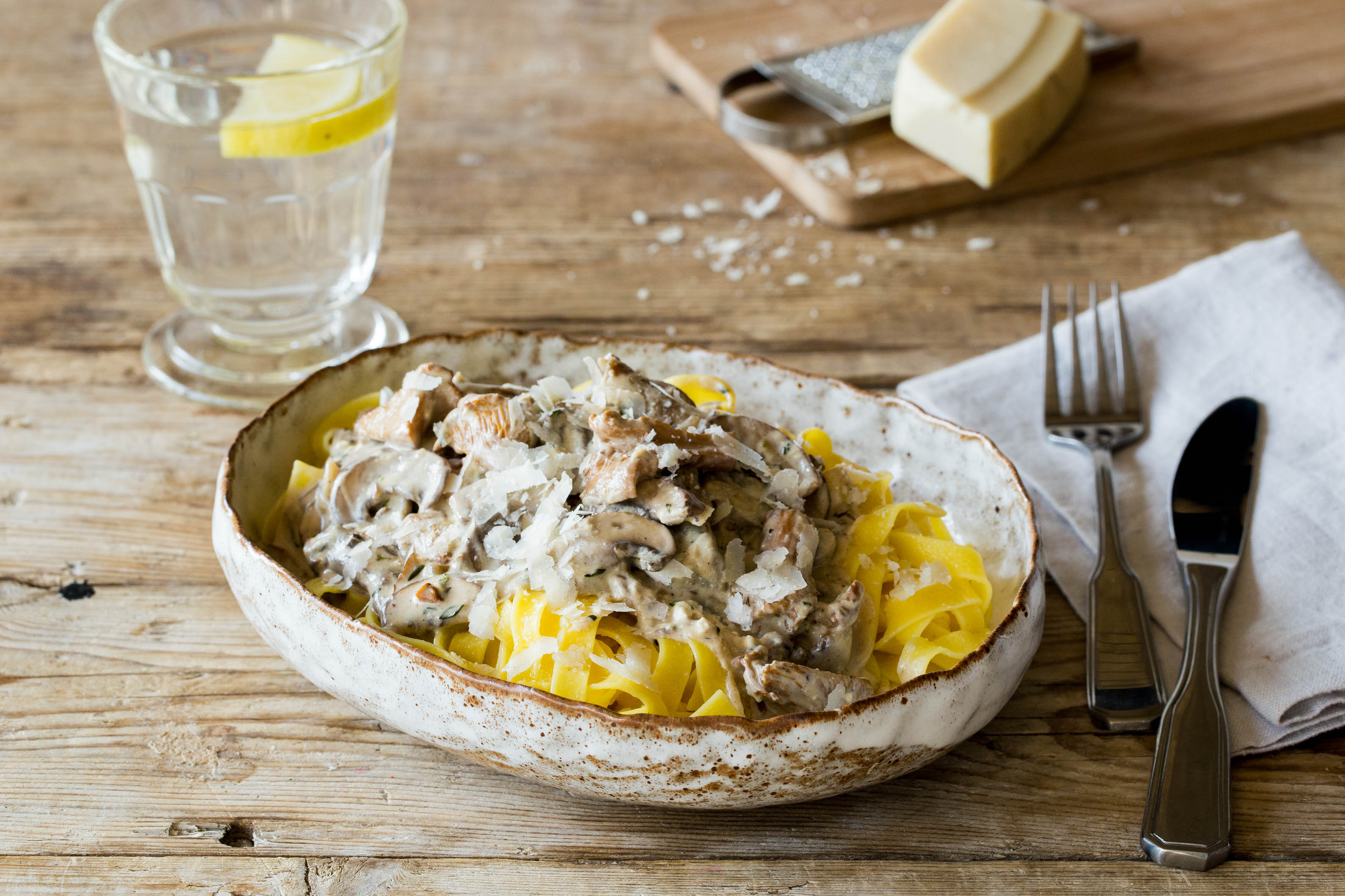 Cremiges Pilz-Ragout