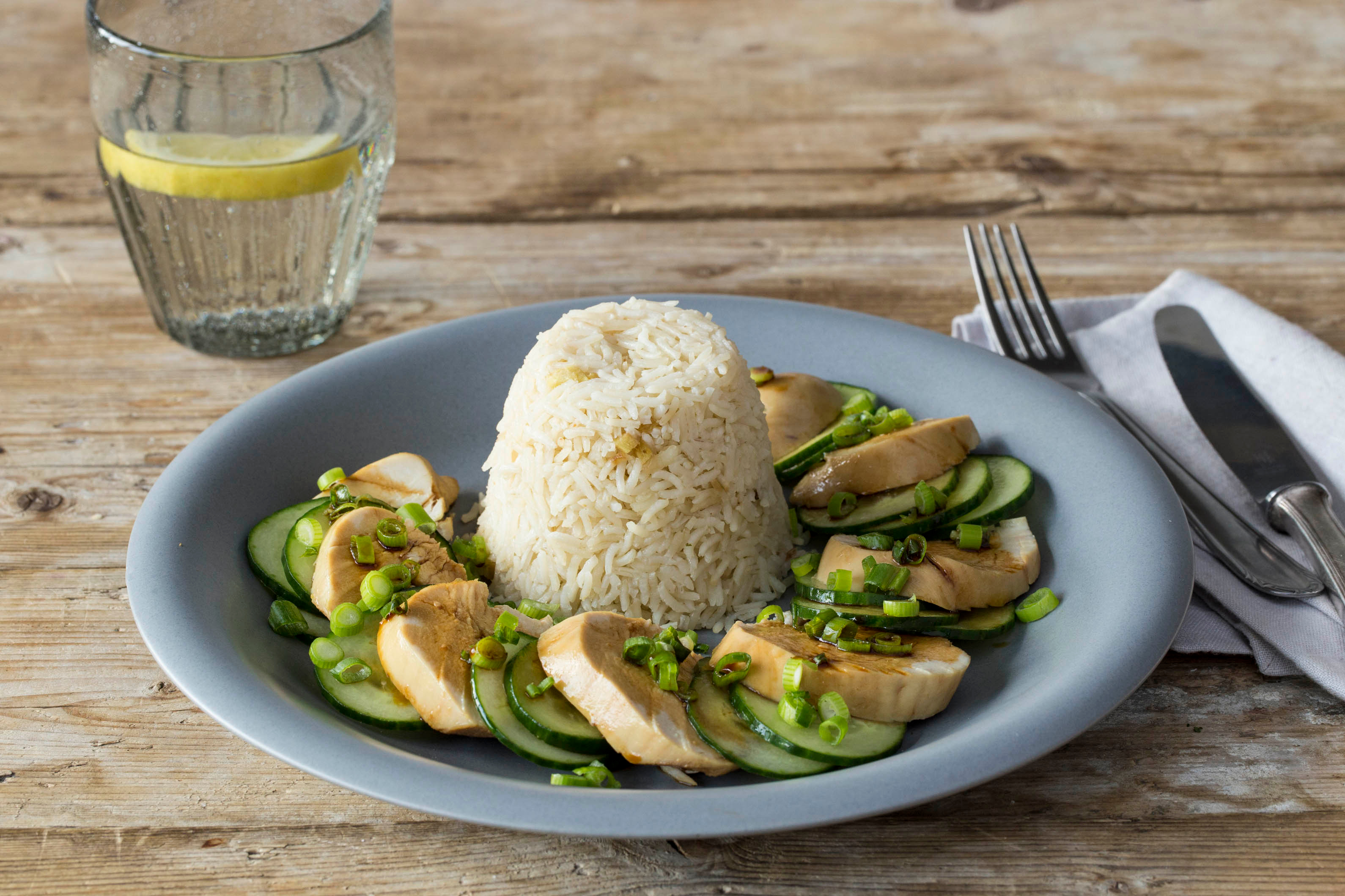 HelloFresh Chicken and Pandan Infused Rice