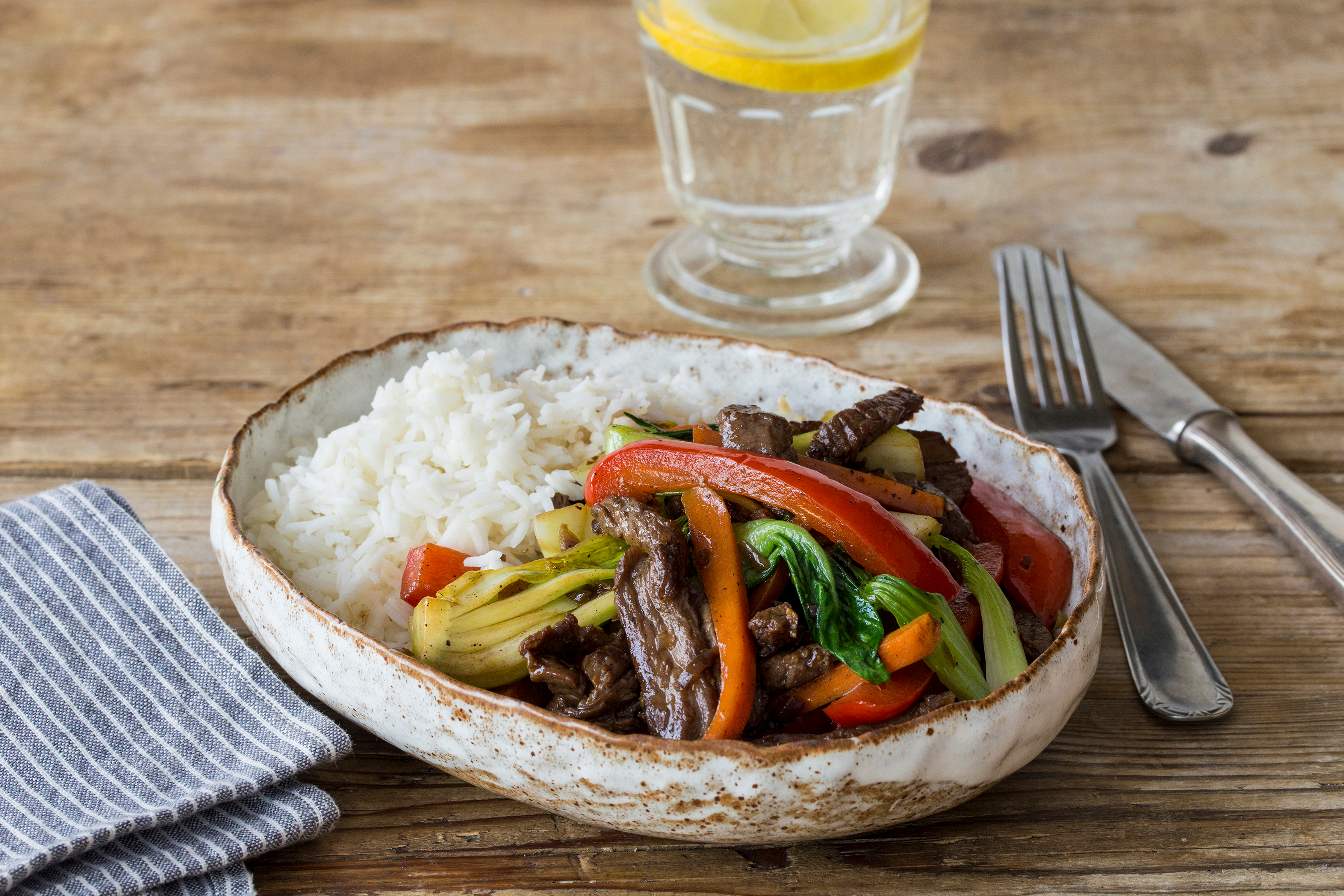 Beef & Garlic Sizzle Stir Fry