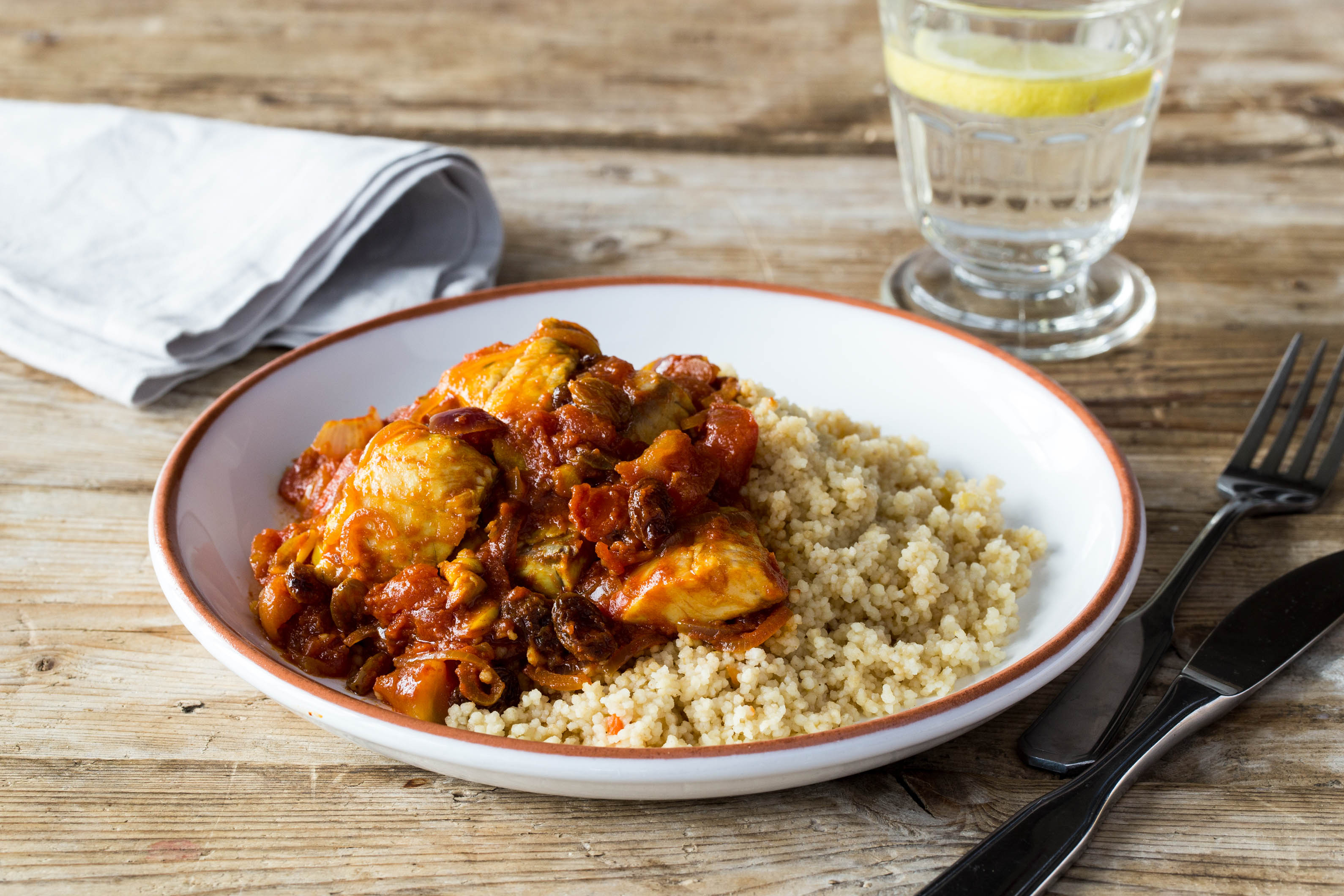 Spiced Tomato and Fish Tagine