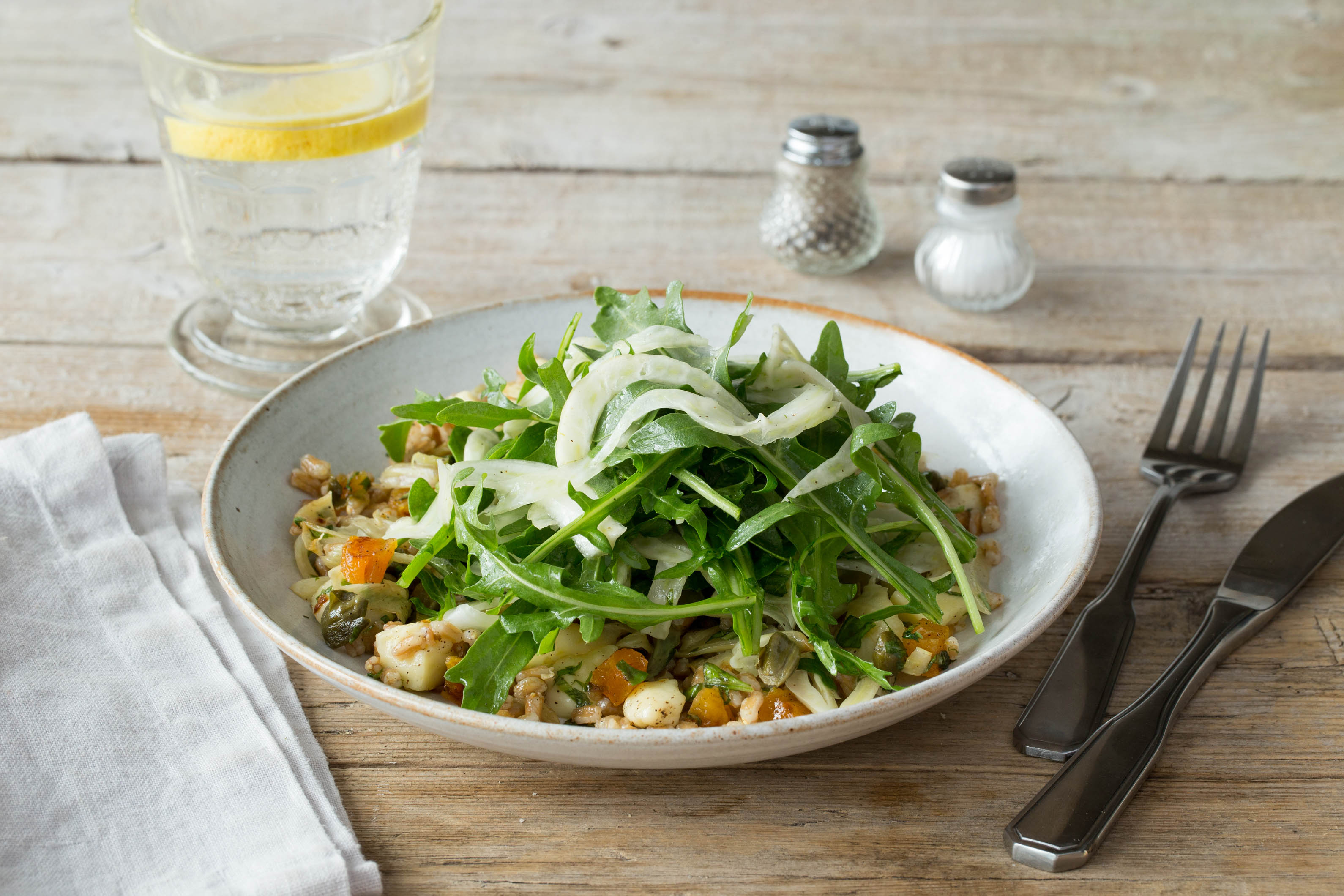Wheat Berry and Caramelized Fennel Saute