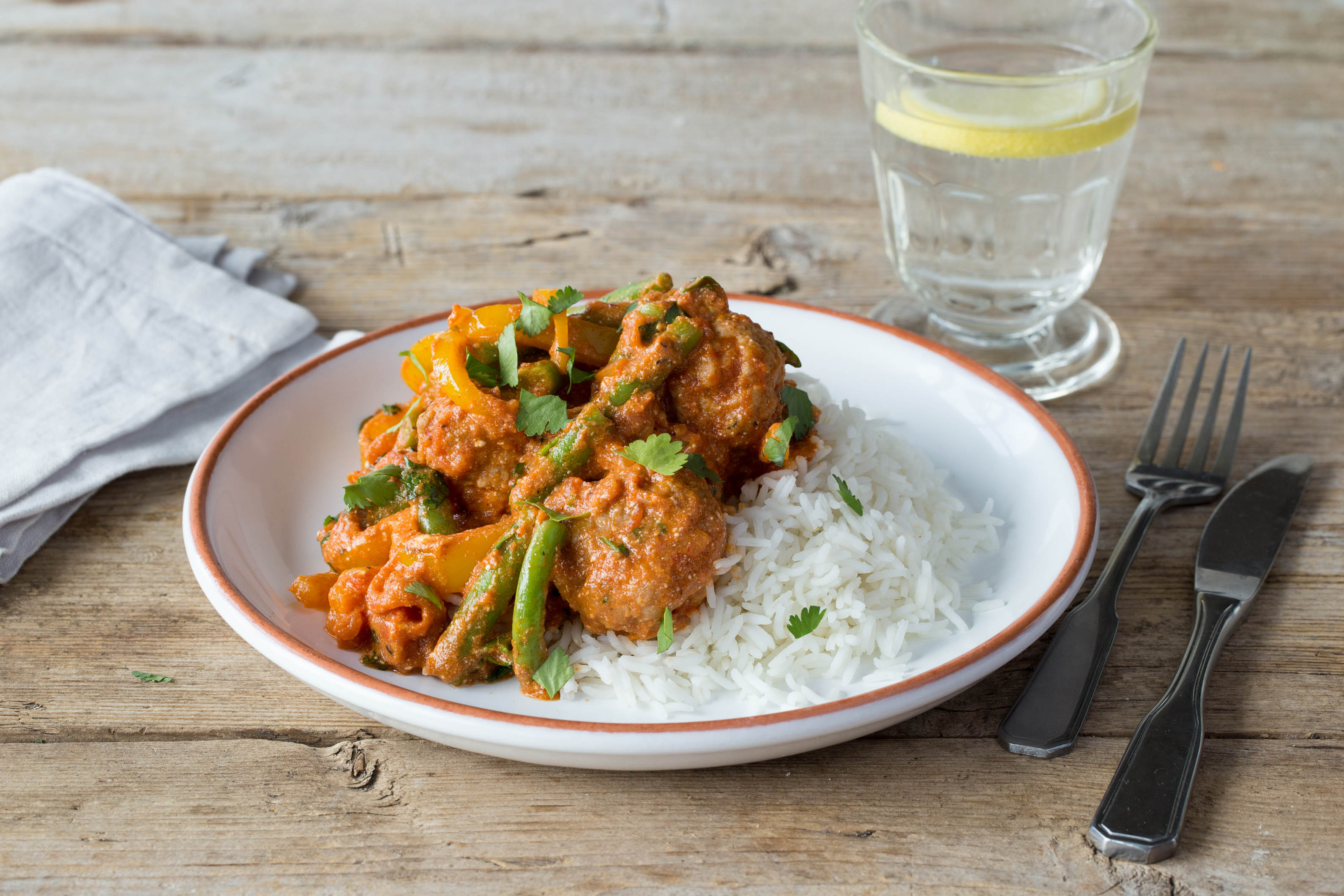 Massaman Curry Chicken Meatballs