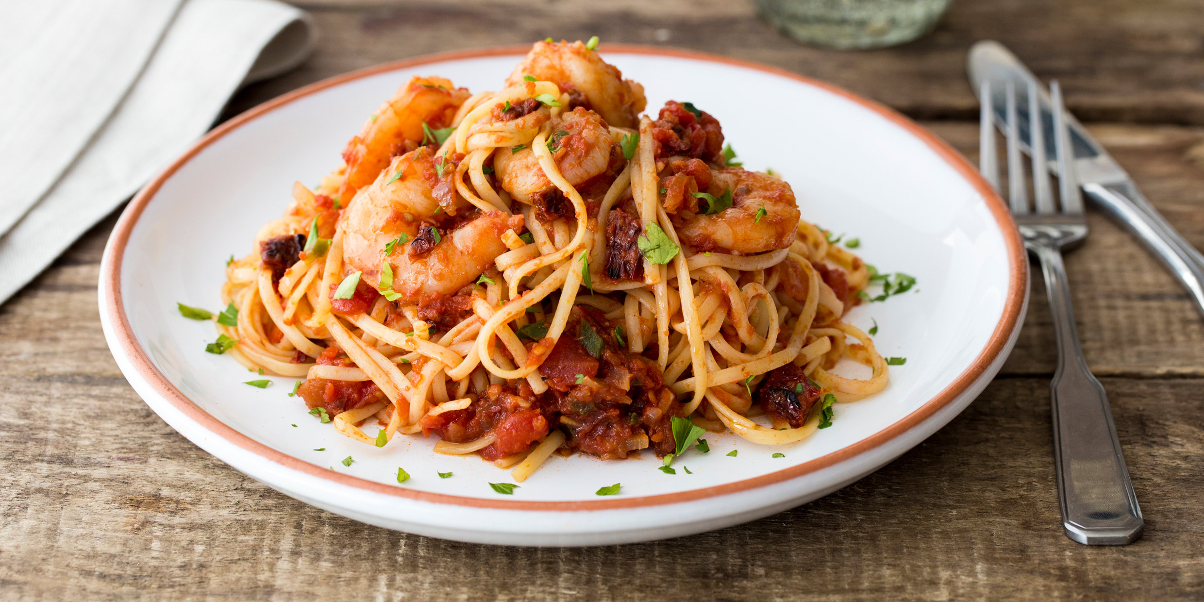 Tiger Prawn Linguine