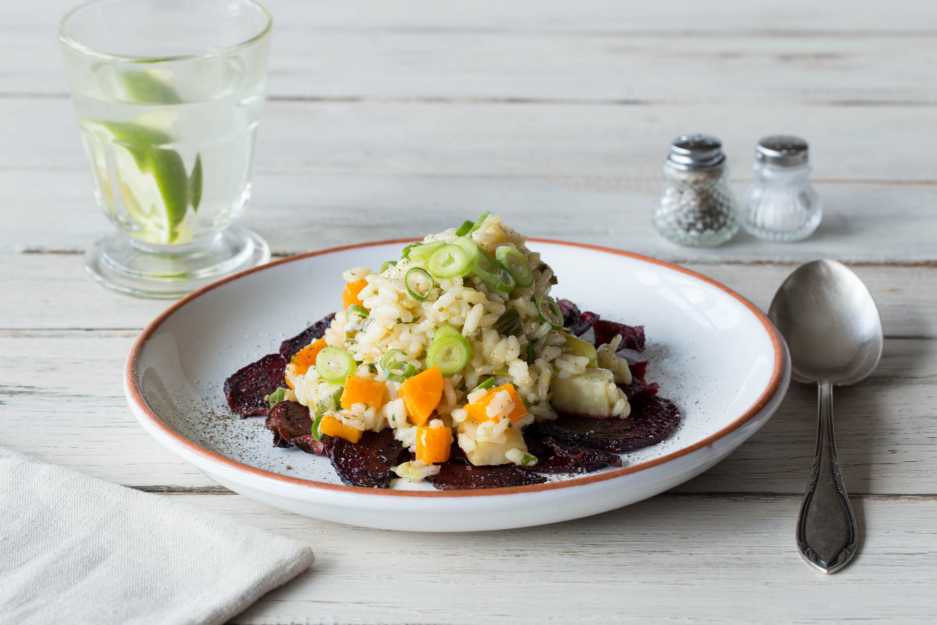 Köstliches Gemüse-Zitronen-Risotto