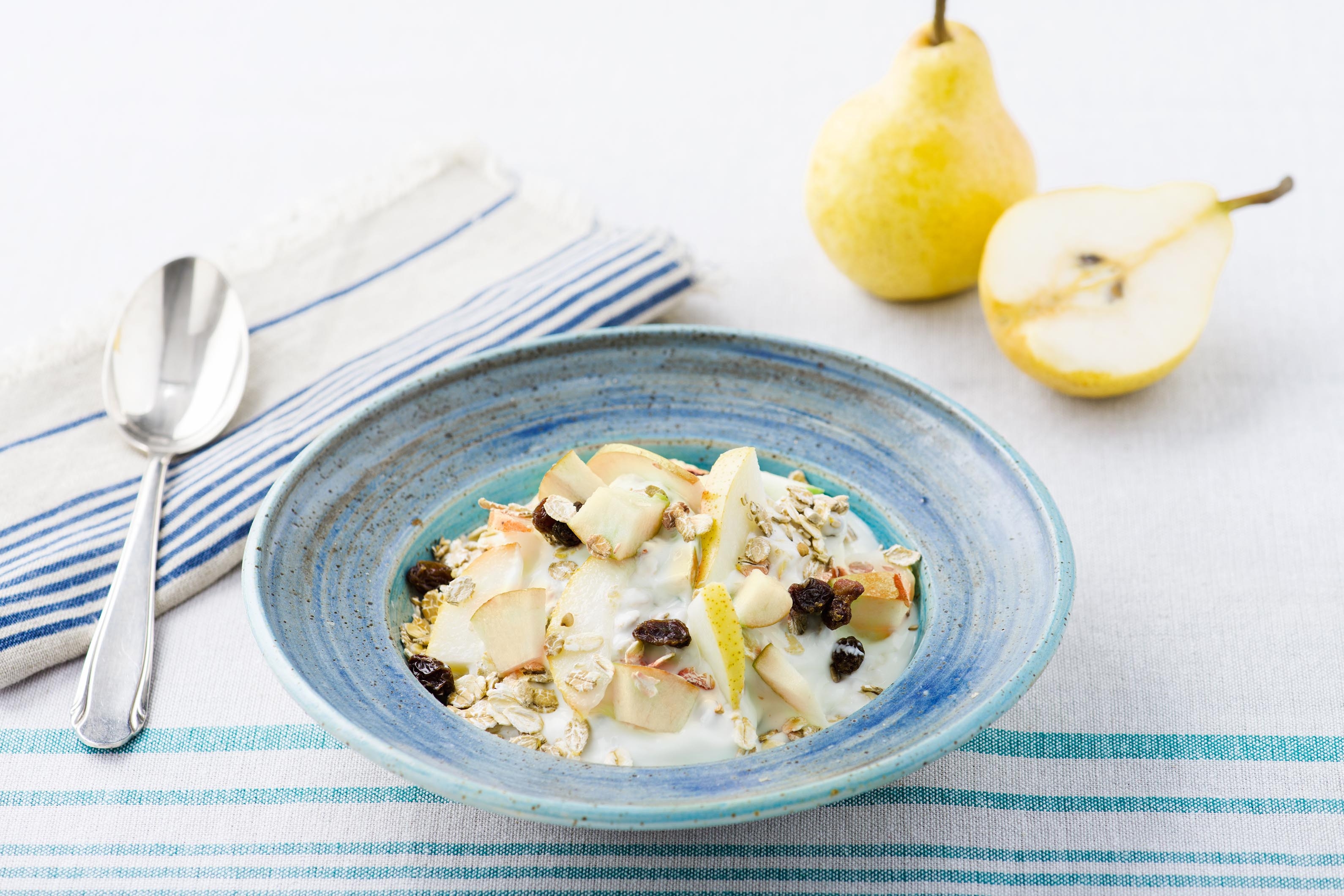 Magere yoghurt met appel