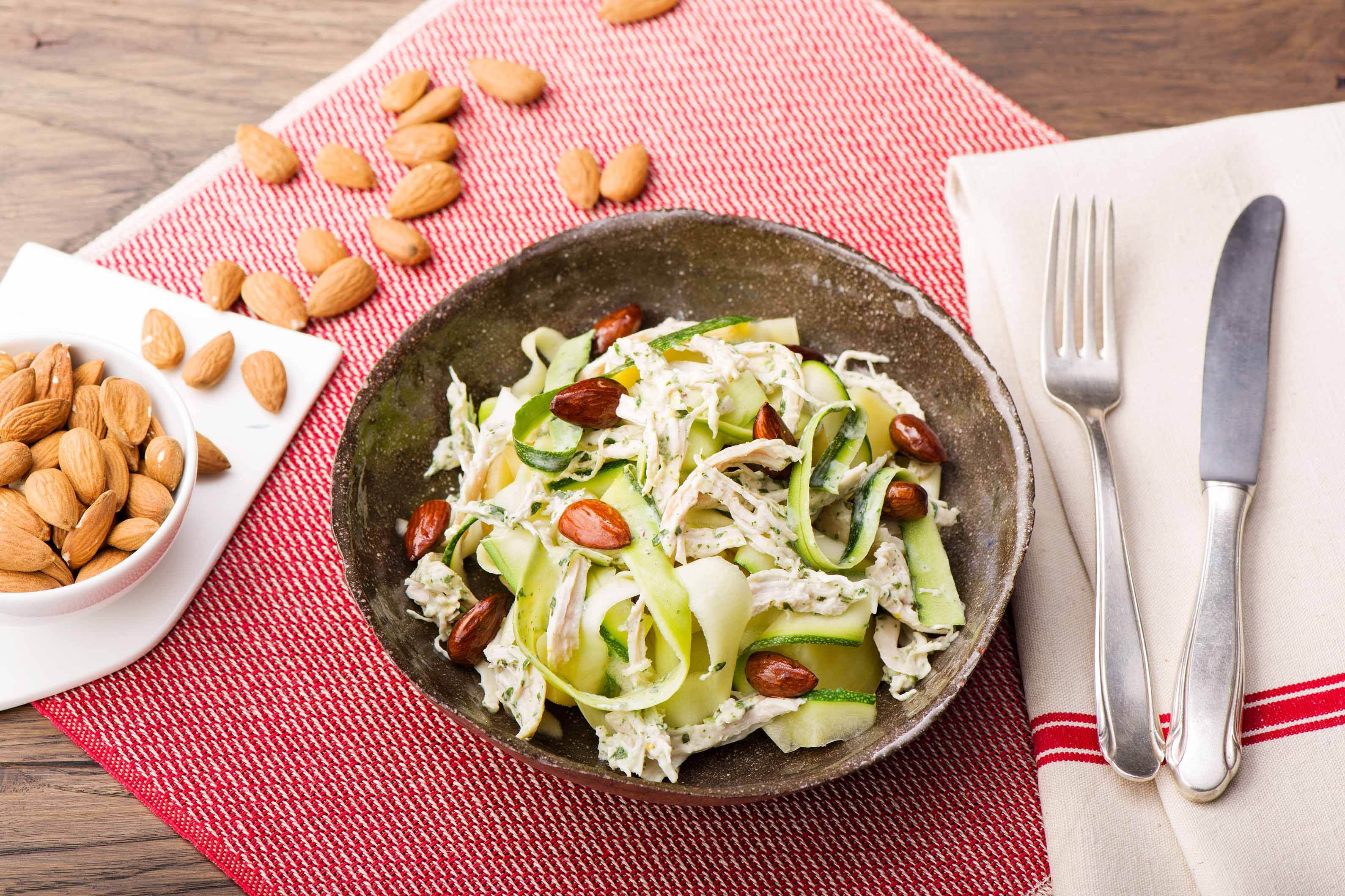 Warm Green Goddess Chicken Salad