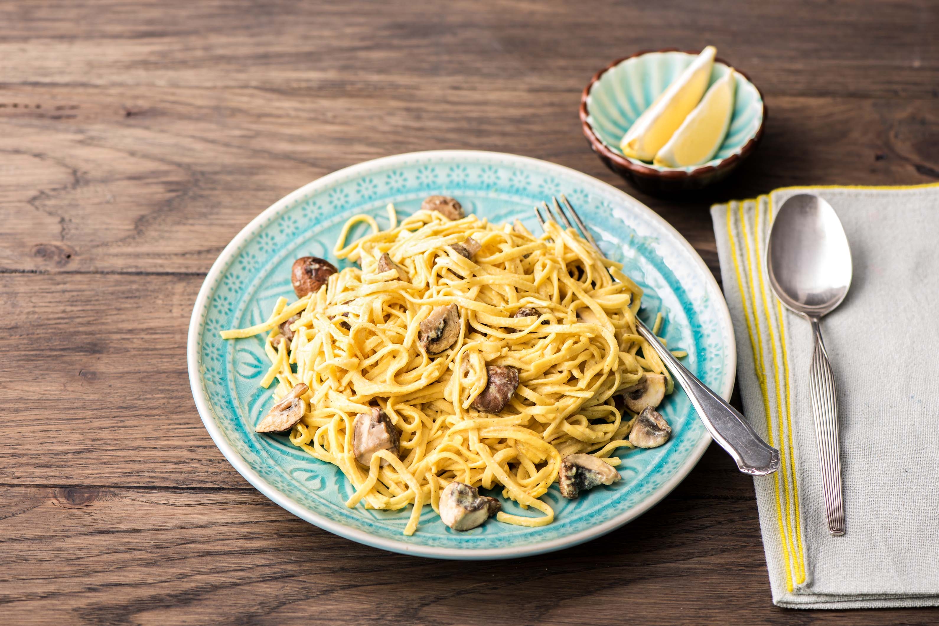 Schnelle Fettuccine aus der Pfanne