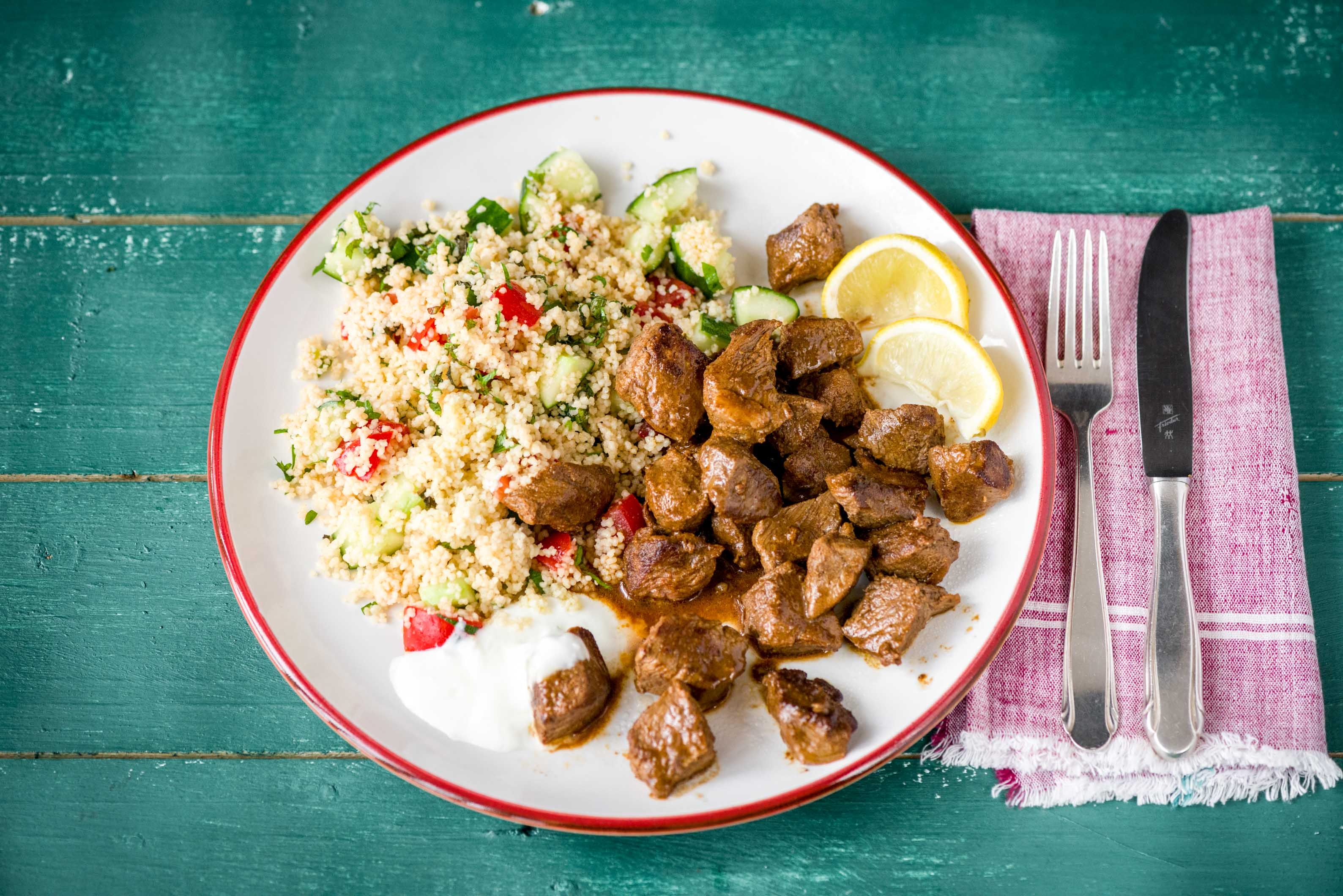 Shawarma Lamb with Tabbouleh
