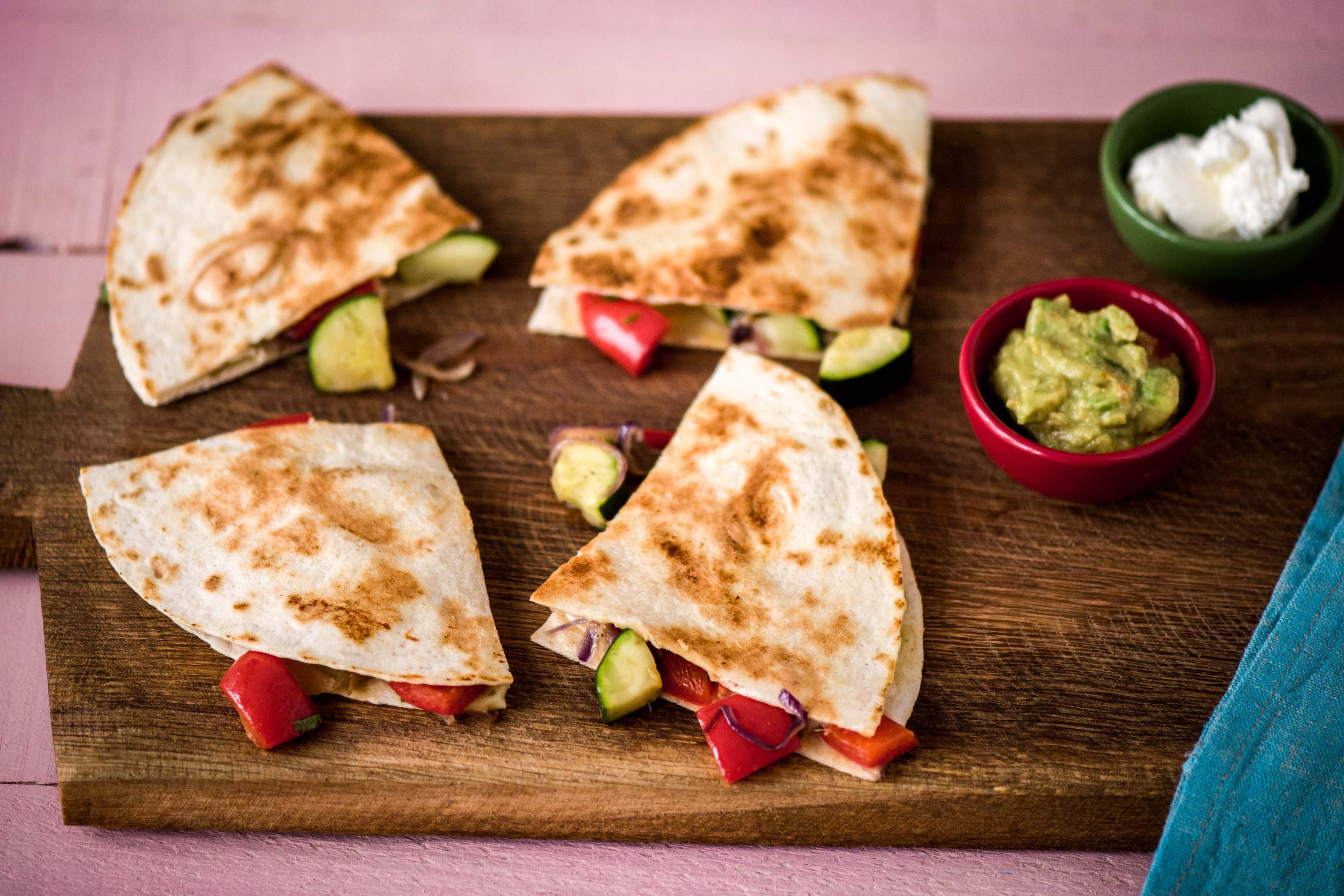 Köstlich gefüllte Quessadillas