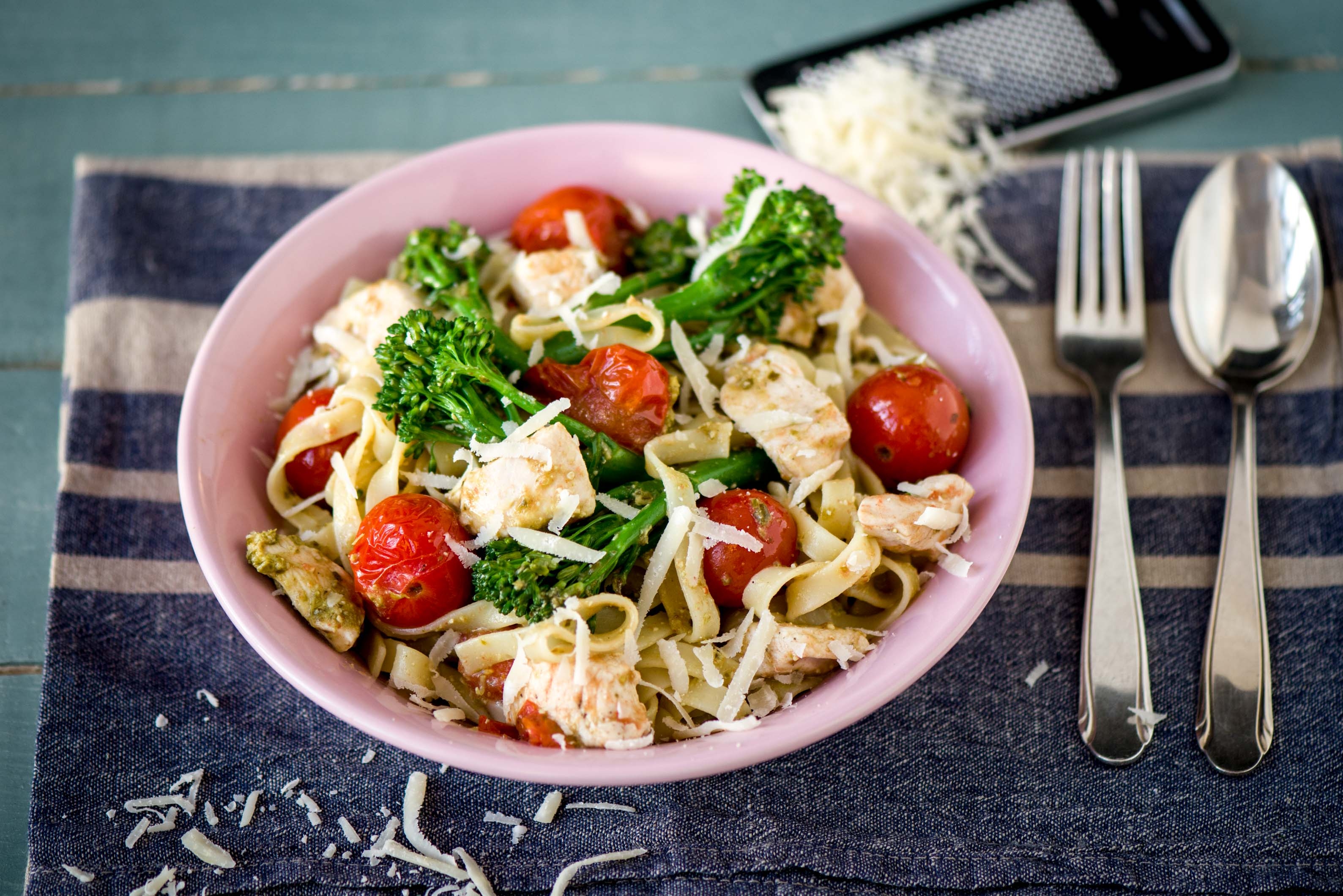 Fettucine Pesto Chicken