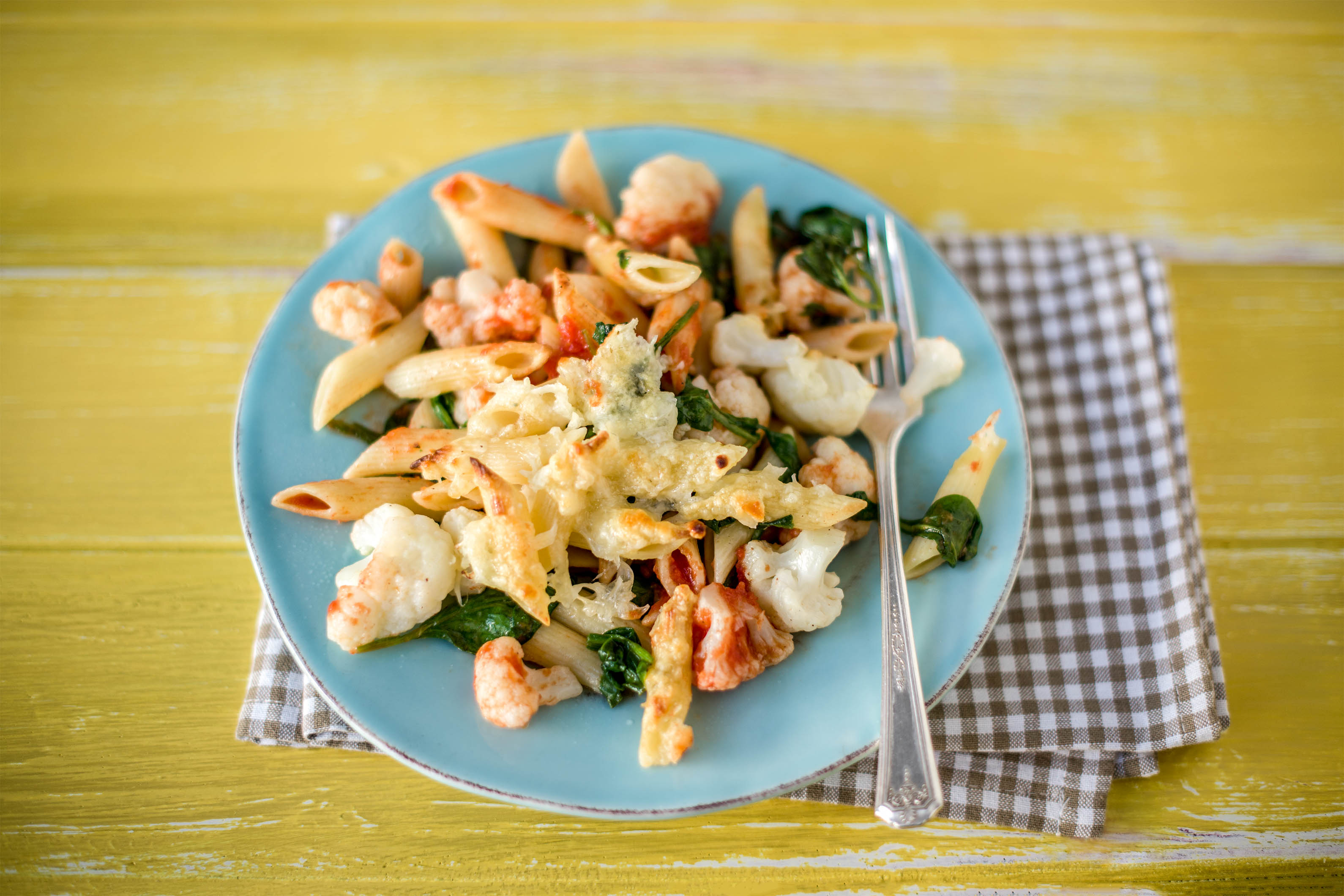 Leckerer Gemüse-Nudelauflauf mit Tomatensoße