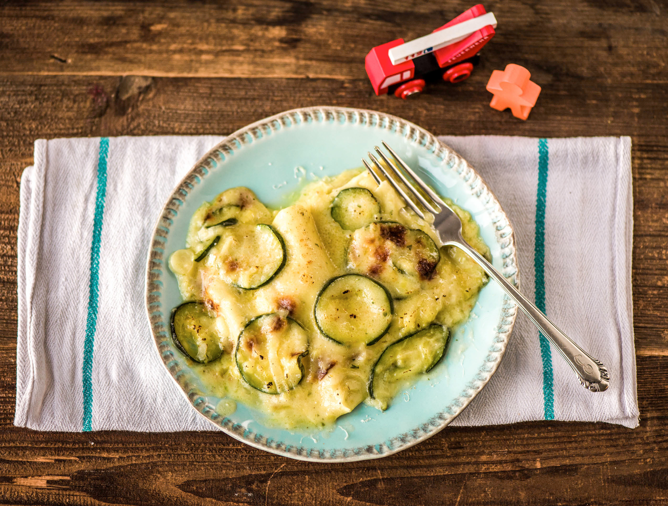 Lasagna Italiana met verse kruiden en grana padano