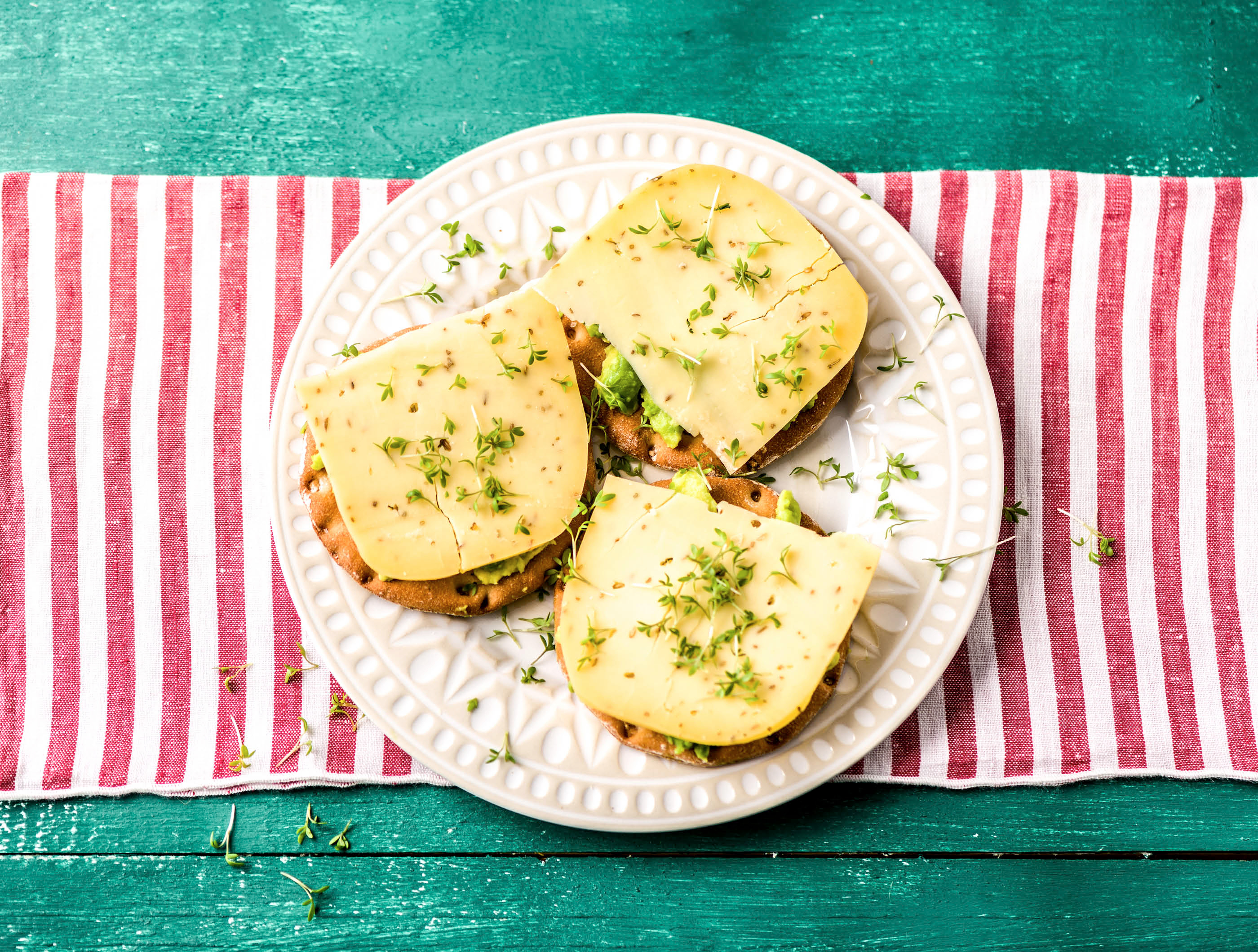 Finse ronde met avocado