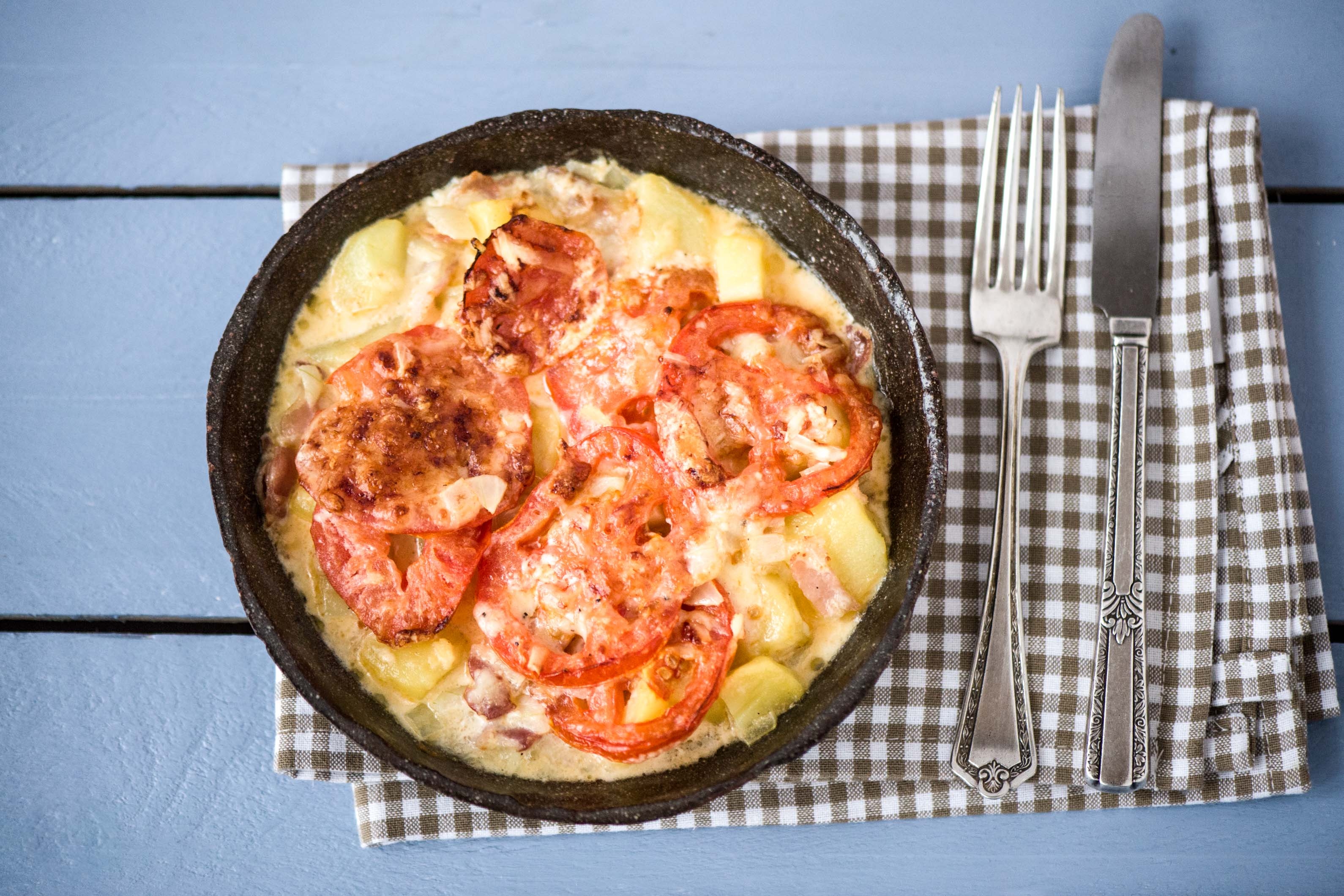 Savoury Bacon and Cheesy Bake