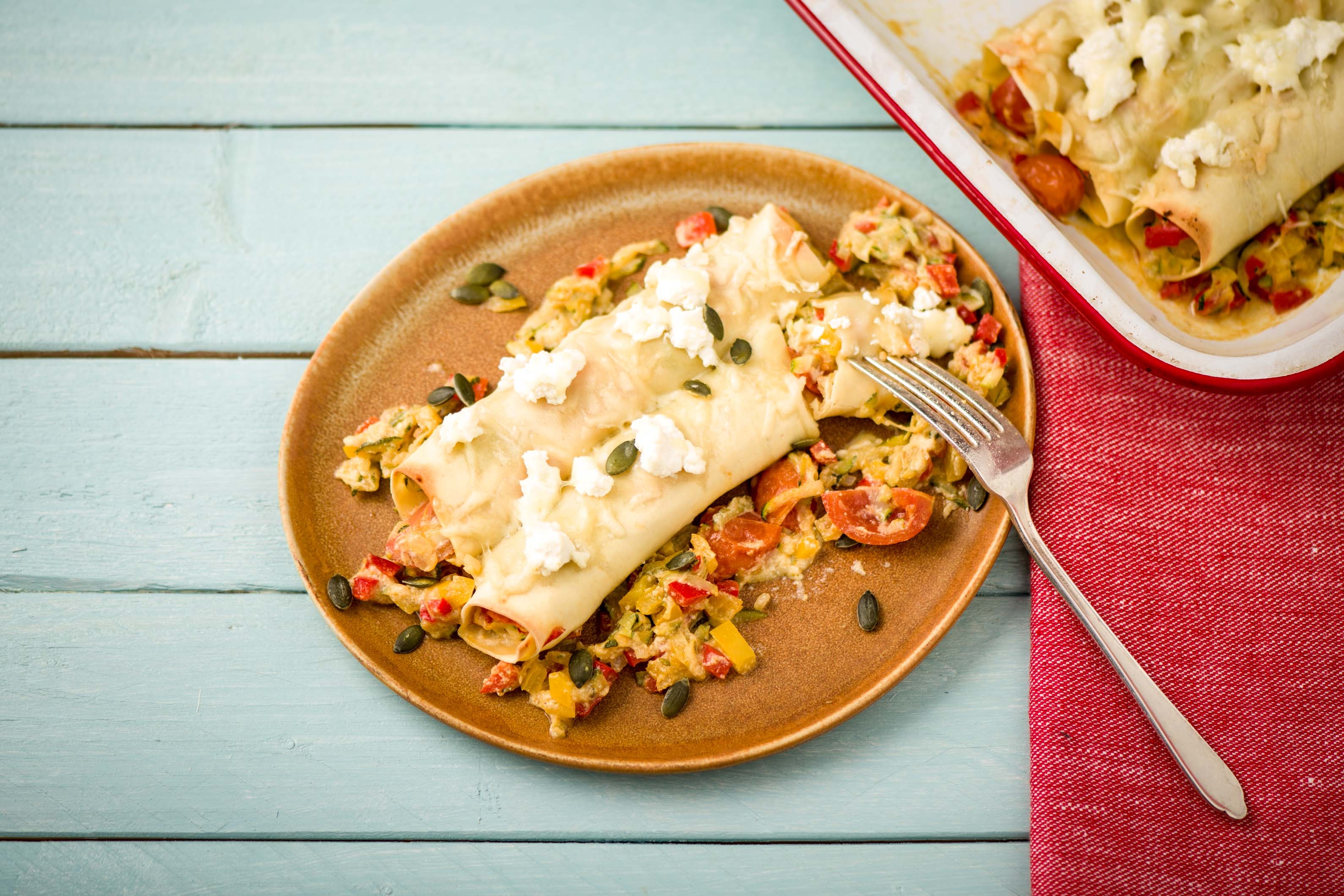 Klassisch italienisch: Gefüllte Gemüse-Cannelloni