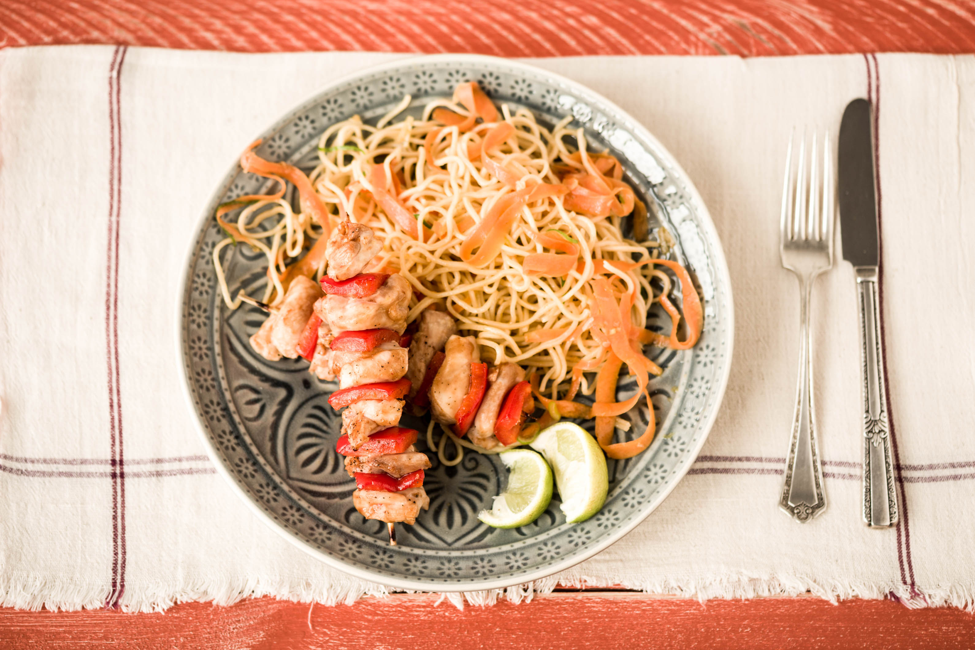 Asian Chicken Skewers