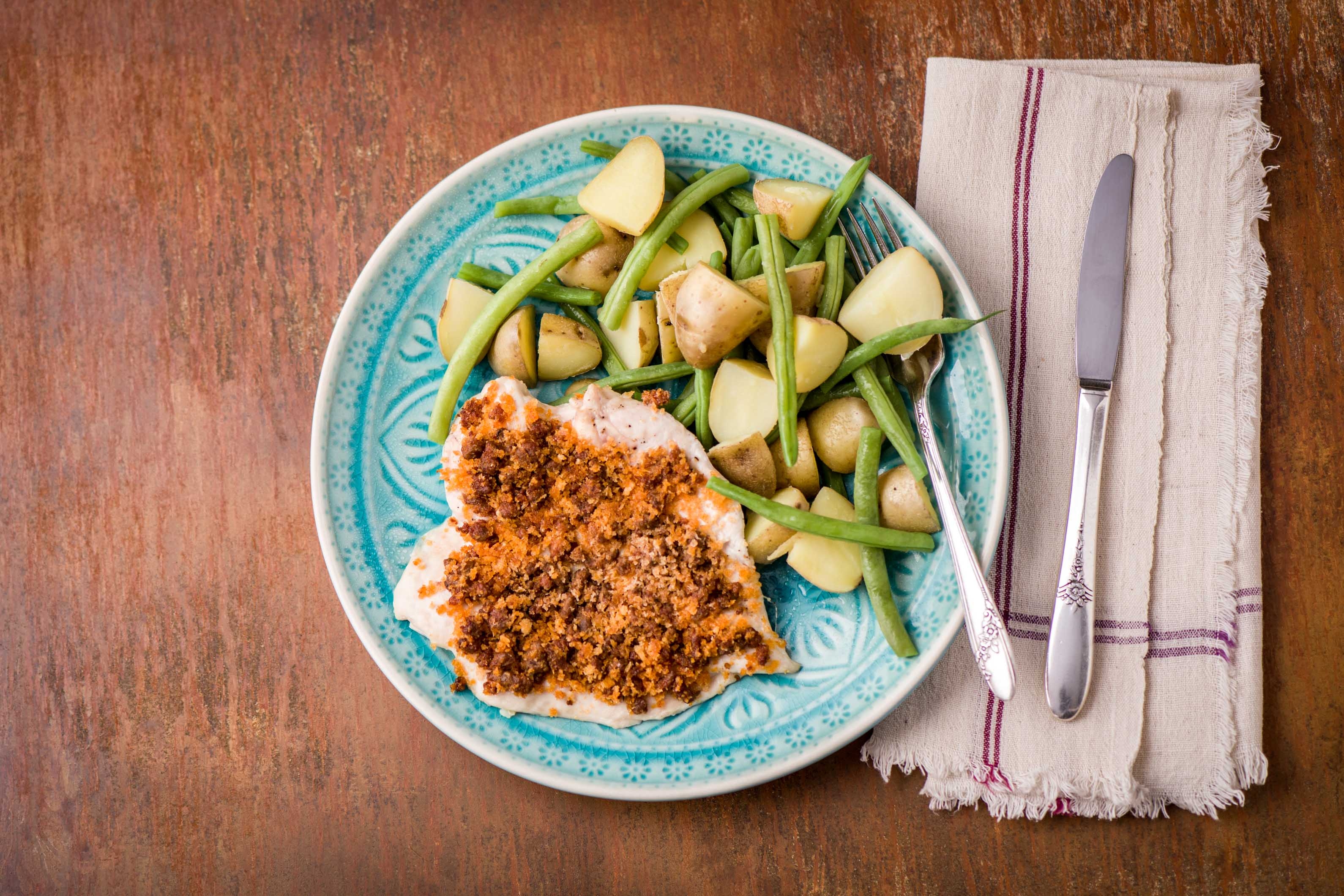 Chorizo Crusted Chicken