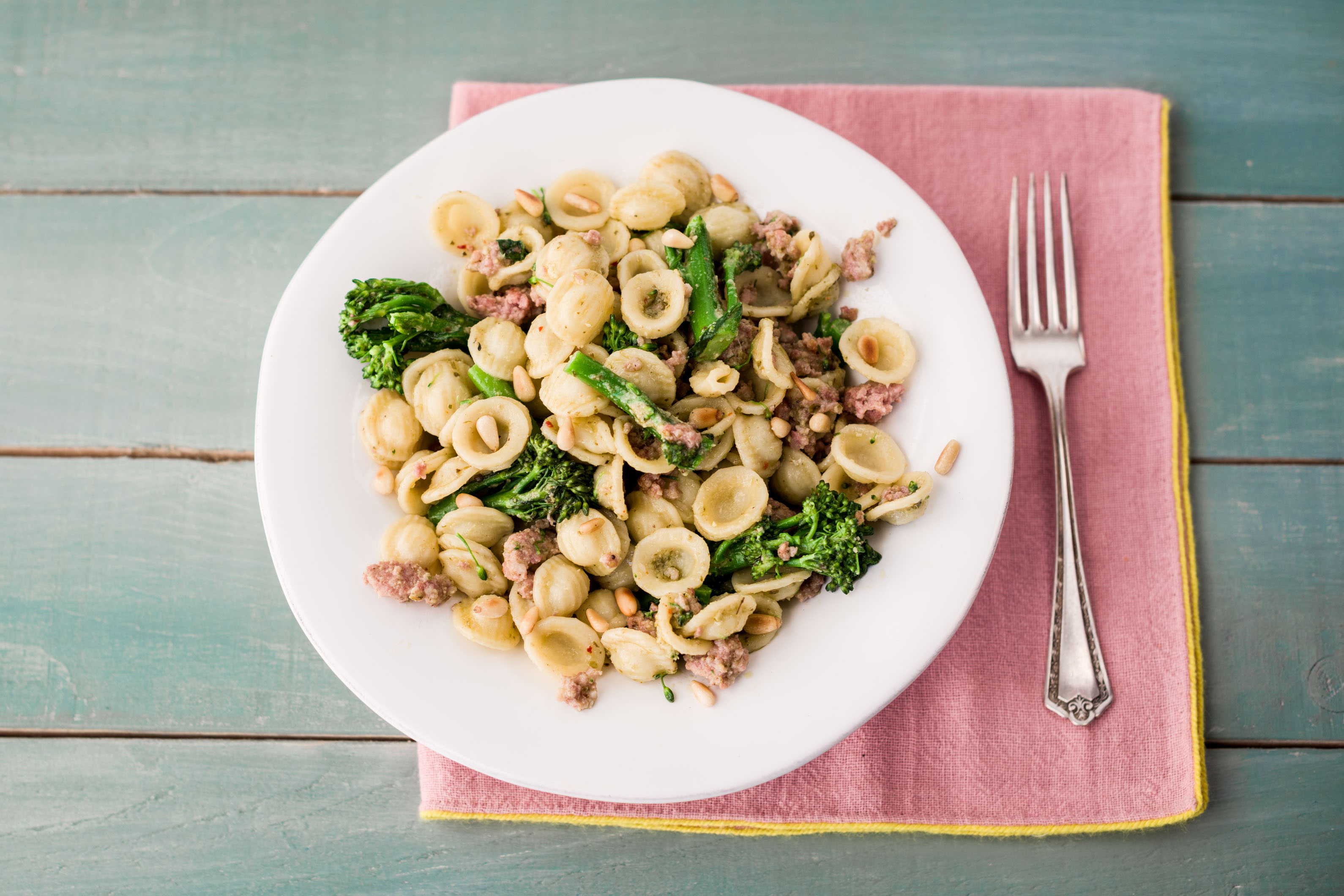 Herbed Pork Orecchiette